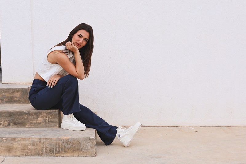 Tênis Converse tecido limpo